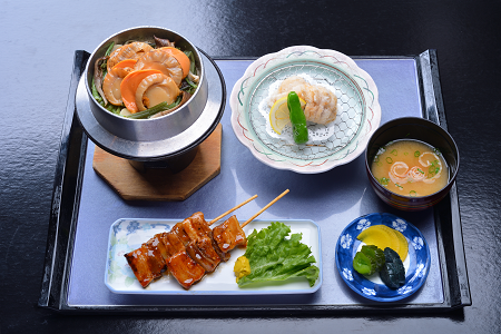 帆立釜めし膳