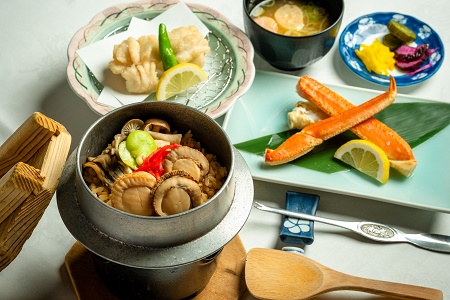 ホタテ釜飯北海御膳