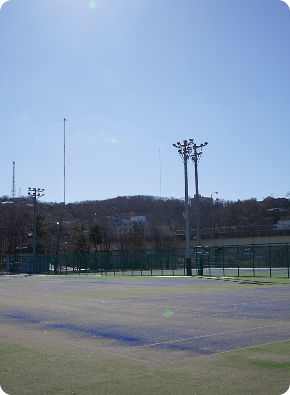 近隣スポーツ施設（陸上競技場）の様子